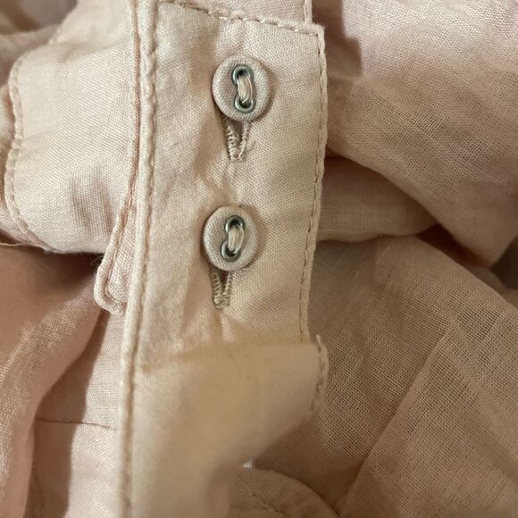 FREE PEOPLE LOVE LUCK PINTUCKED BABYDOLL SWINGY TANK TOP XS - Picture 7 of 11